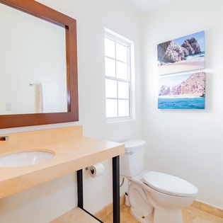 En suite bathroom