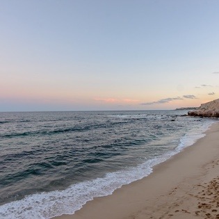 Gorgeous beach during sunset