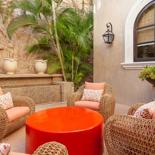 Outdoor seating