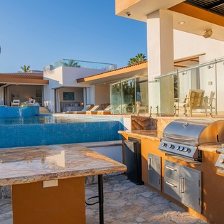 Patio with BBQ