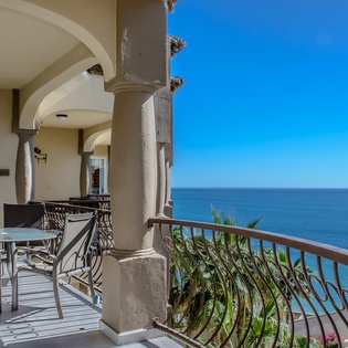 Balcony with ocean views