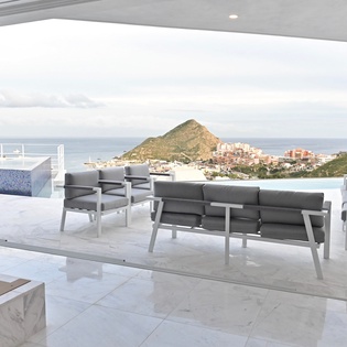 Patio seating area