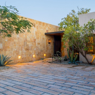 Exterior of villa