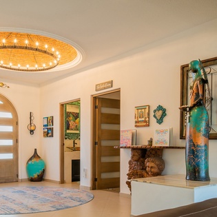 Beautiful architectural entrance