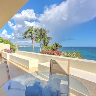 Terrace with ocean view