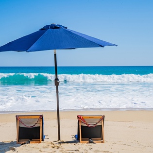 Steps away from the beach