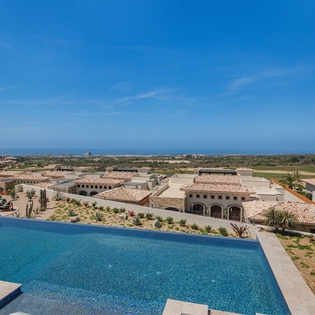 Poolside with ocean view