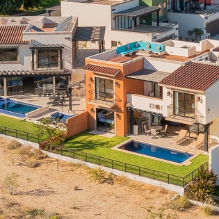 Bird's eye view of villa-9
