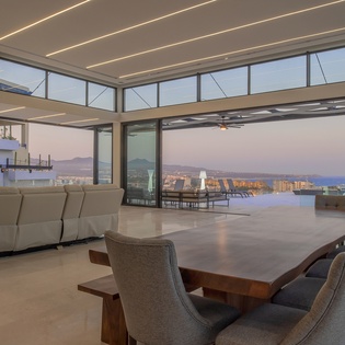 Dining and living area