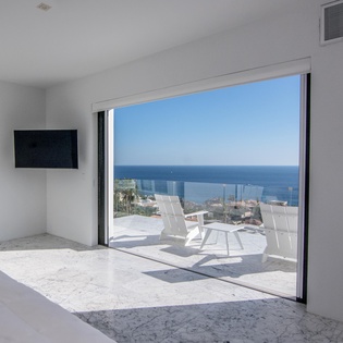 Bedroom suite with ocean view