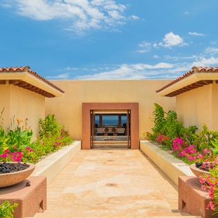 Villa entrance