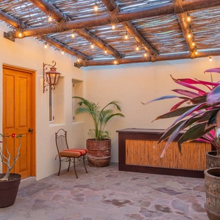 Courtyard breezeway area