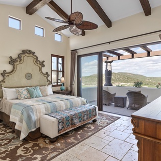 Bedroom suite with terrace access