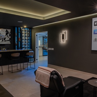 Movie theater with bar
