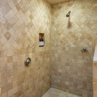 En suite bathroom