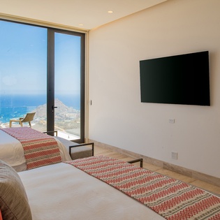 Double bedroom suite with ocean views