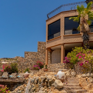 Beautiful villa exterior