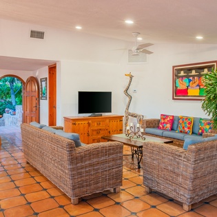 Spacious living area