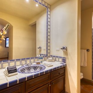 En suite bathroom