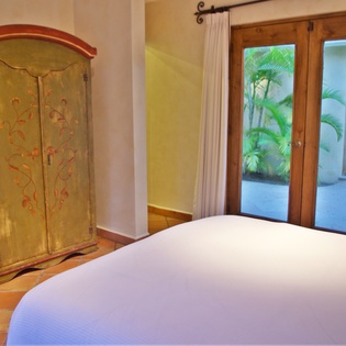 Bedroom suite with outdoor access