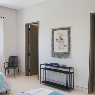 Bedroom suite with two beds