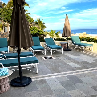 Lounge poolside