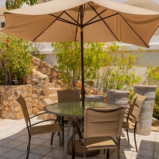 Garden patio