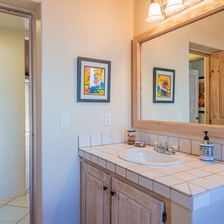 En suite bathroom