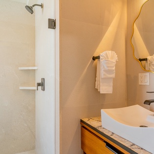 En suite bathroom