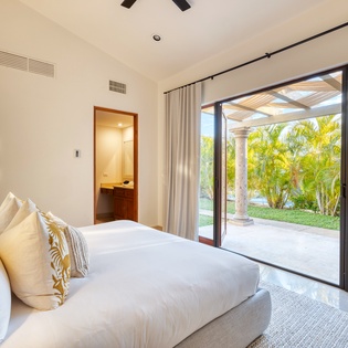Bedroom suite with outdoor access