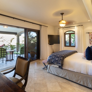 Bedroom suite with outdoor access