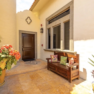 Villa entrance