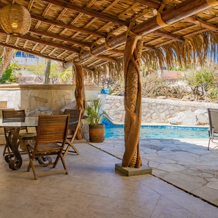 Spacious patio