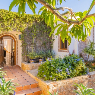 Garden entrance