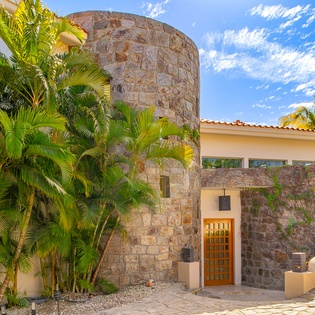 Villa entrance