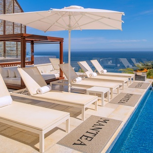 Patio with ocean view