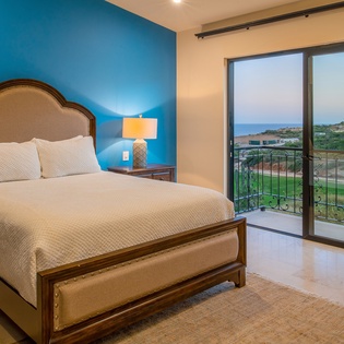 Bedroom suite with terrace and view