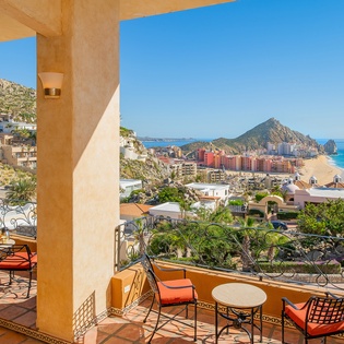 Ocean views from the terrace