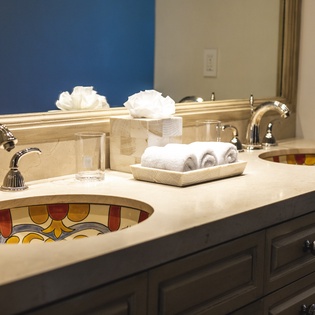 En suite bathroom