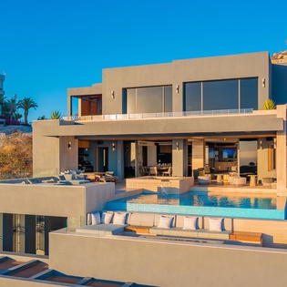 Exterior view of villa