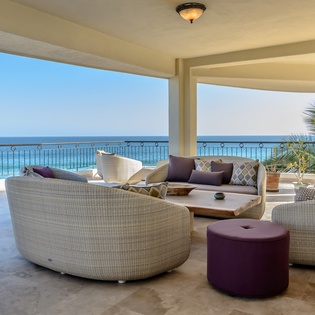 Outside seating area