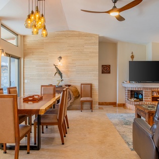 Living and dining area