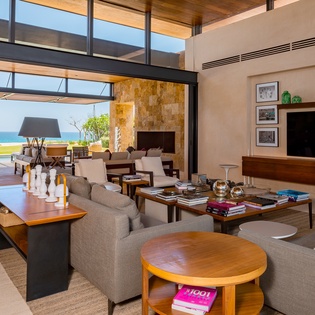 Spacious open living area