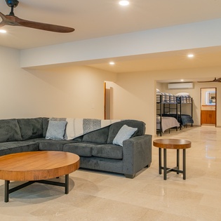 Bedroom suite with living area