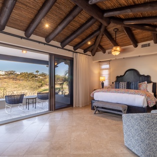 Bedroom suite with terrace access