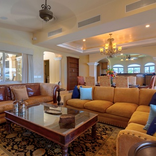 Spacious living area