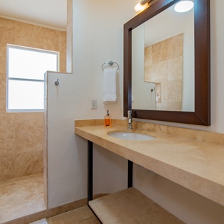 En suite bathroom