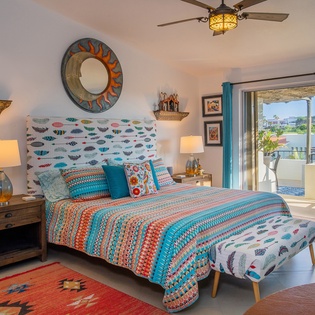 Bedroom suite with access to terrace
