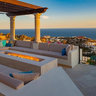 Modern fire pit