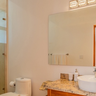 En suite bathroom